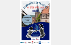 Championnats Grand-Est Fleuret